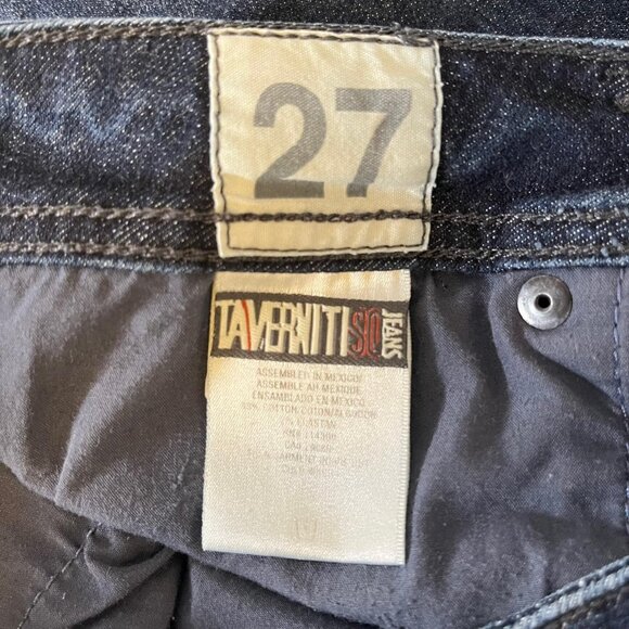 Jimmy Taverniti So Bootcut Low Rise Studded Jeans Size 27 - Picture 12 of 16